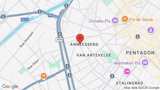Apartments for rent i Stad Brussel - kort over placeringen