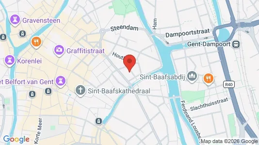 Apartments for rent i Stad Gent - kort over placeringen