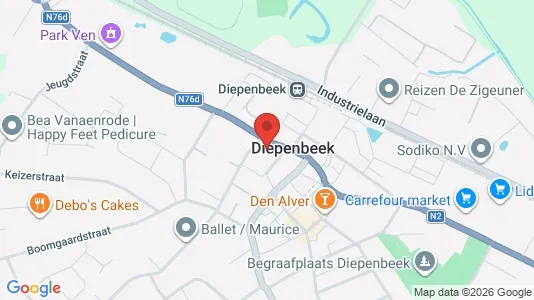 Apartments for rent i Diepenbeek - kort over placeringen