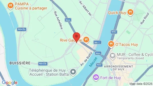 Apartments for rent i Hoei - kort over placeringen