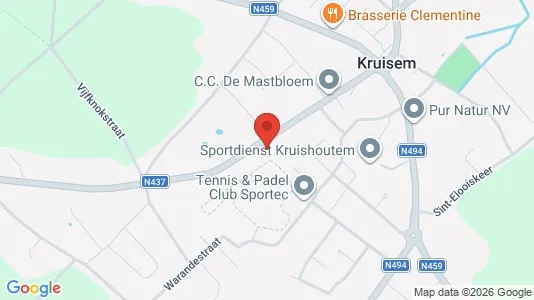 Apartments for rent i Kruisem - kort over placeringen