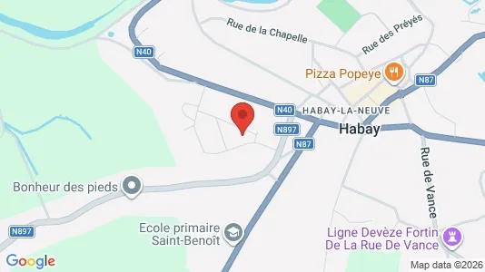 Apartments for rent i Habay - kort over placeringen