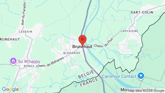 Houses for rent i Brunehaut - kort over placeringen
