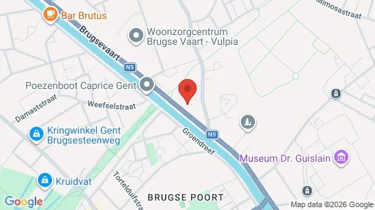 Apartments for rent i Stad Gent - kort over placeringen