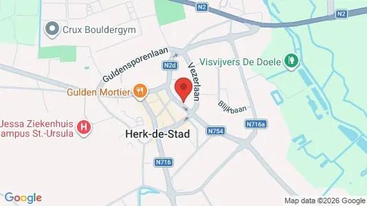 Apartments for rent i Herk-de-Stad - kort over placeringen