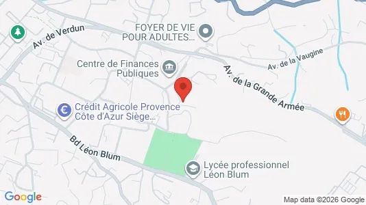Apartments for rent i Draguignan - kort over placeringen