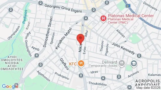 Apartments for rent i Nicosia Lefkosia - kort over placeringen
