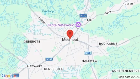 Apartments for rent i Meerhout - kort over placeringen