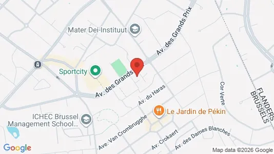 Apartments for rent i Brussels Sint-Pieters-Woluwe - kort over placeringen