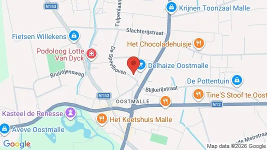 Apartments for rent i Malle - kort over placeringen