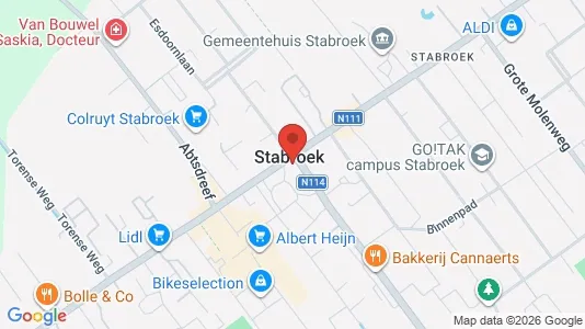 Apartments for rent i Stabroek - kort over placeringen