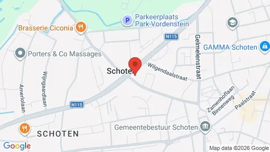 Apartments for rent i Schoten - kort over placeringen