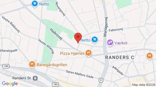 Apartments for rent i Randers C - kort over placeringen