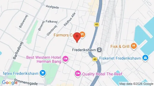 Apartments for rent i Frederikshavn - kort over placeringen