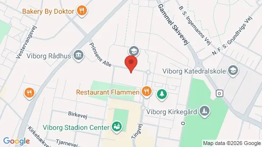Rooms for rent i Viborg - kort over placeringen