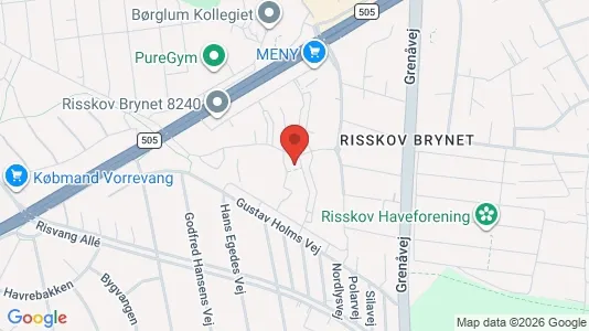 Apartments for rent i Risskov - kort over placeringen