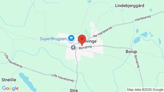 Houses for rent i Skævinge - kort over placeringen