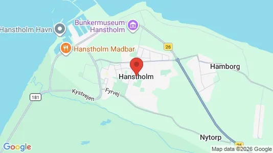 Houses for rent i Hanstholm - kort over placeringen