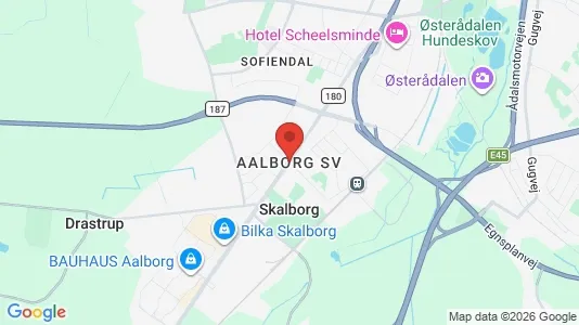 Houses for rent i Aalborg SV - kort over placeringen