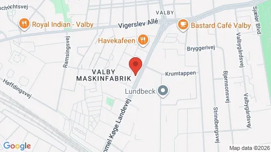 Apartments for rent i Valby - kort over placeringen