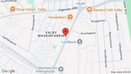 Apartments for rent i Valby - kort over placeringen