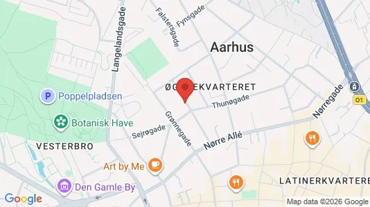 Apartments for rent i Aarhus C - kort over placeringen