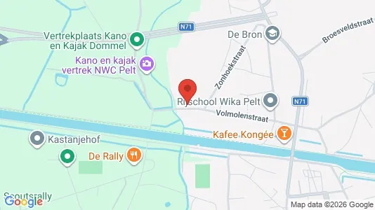 Rooms for rent i Pelt - kort over placeringen