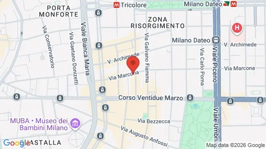 Apartments for rent i Milano Zona 1 - Centro storico - kort over placeringen