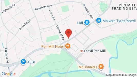 Apartments for rent i Yeovil - Somerset - kort over placeringen