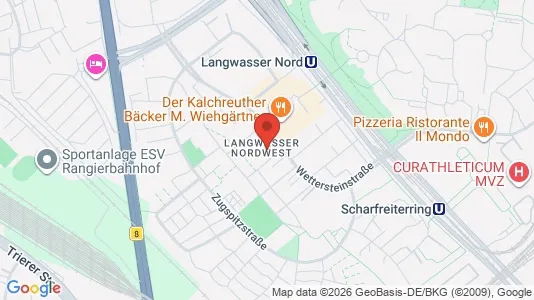 Apartments for rent i Nuremberg - kort over placeringen
