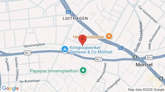 Apartments for rent i Mortsel - kort over placeringen