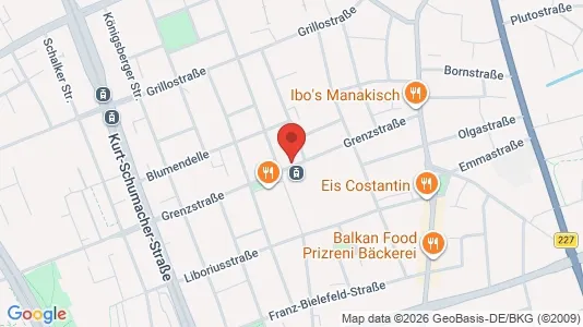 Apartments for rent i Gelsenkirchen - kort over placeringen