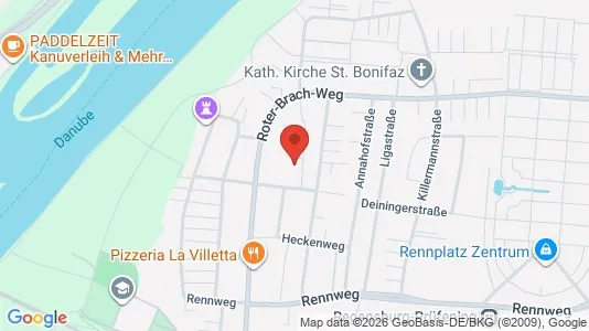 Apartments for rent i Regensburg - kort over placeringen
