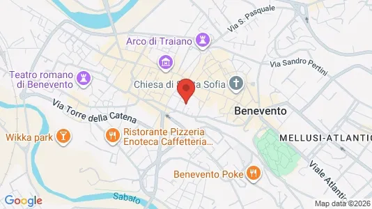 Apartments for rent i Benevento - kort over placeringen