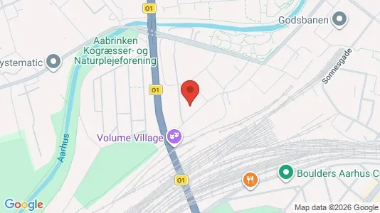 Apartments for rent i Aarhus C - kort over placeringen