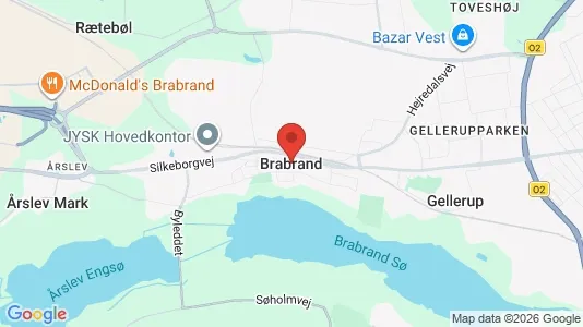 Apartments for rent i Brabrand - kort over placeringen