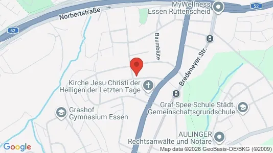 Apartments for rent i Essen - kort over placeringen