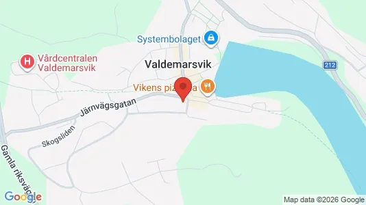 Apartments for rent i Valdemarsvik - kort over placeringen