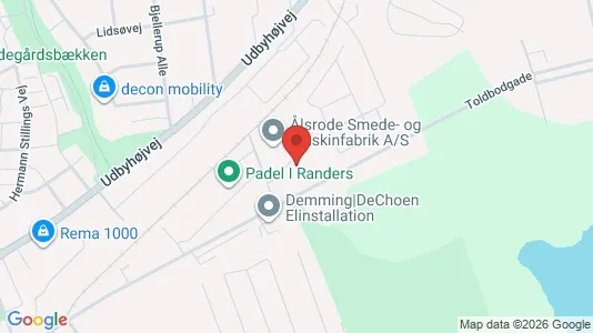 Apartments for rent i Randers NØ - kort over placeringen
