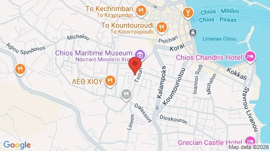 Apartments for rent i Chios - kort over placeringen