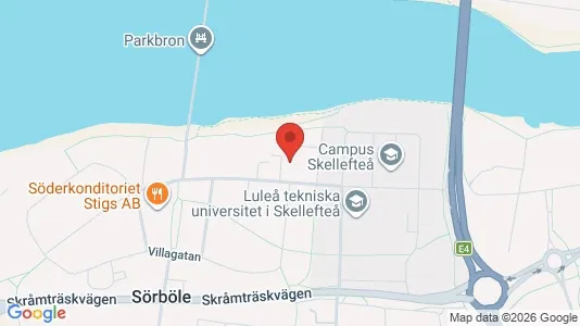 Apartments for rent i Skellefteå - kort over placeringen