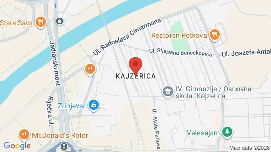 Apartments for rent i Sljeme (Medvednica-Tomislavac) - kort over placeringen