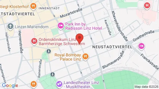 Apartments for rent i Leonding - kort over placeringen