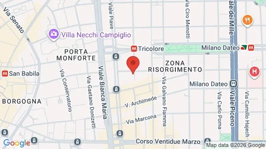 Apartments for rent i Milano Zona 1 - Centro storico - kort over placeringen