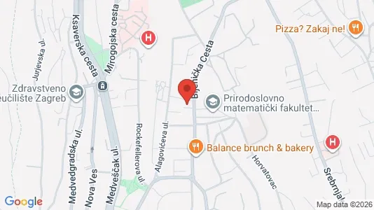 Apartments for rent i Sljeme (Medvednica-Tomislavac) - kort over placeringen