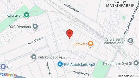 Apartments for rent i Valby - kort over placeringen