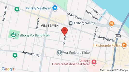 Apartments for rent i Aalborg Center - kort over placeringen