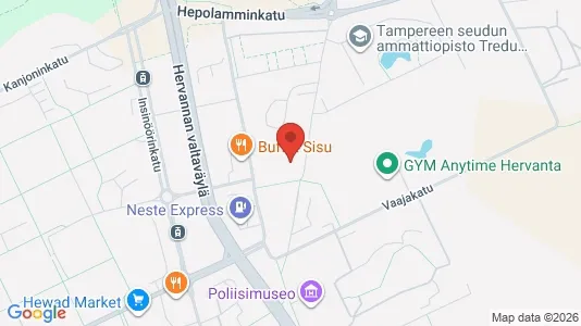 Apartments for rent i Tampere Kaakkoinen - kort over placeringen