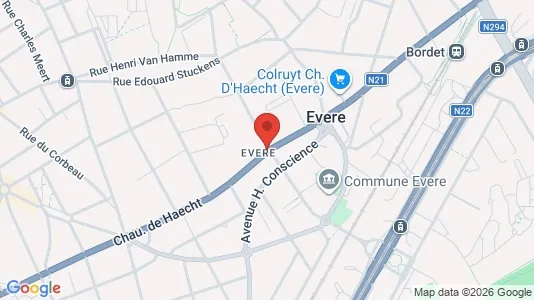 Apartments for rent i Brussels Evere - kort over placeringen