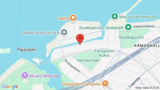 Apartments for rent i Tampere Keskinen - kort over placeringen